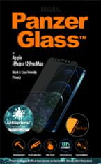 PanzerGlass Edge-to-Edge Privacy Antibacterial zaščitno steklo za Apple iPhone 6,7″ P2712, černé
