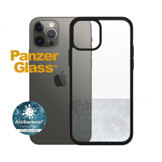 PanzerGlass ClearCase Antibacterial za ovitek Apple iPhone 13,71 cm/6,1″ Black Edition 0252