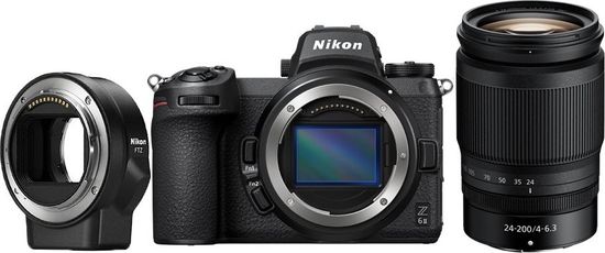 Nikon Z6II brezzrcalni fotoaparat + 24-200mm F4-6.3 VR objektiv + FTZ adapter