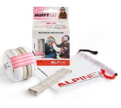 ALPINE Hearing Muffy Baby otroške izolacijske slušalke, roza - odprta embalaža