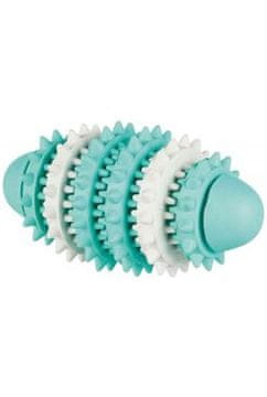 Trixie Igrača za pse Dentafun RUGBY z meto 15cm zelena/bela TR