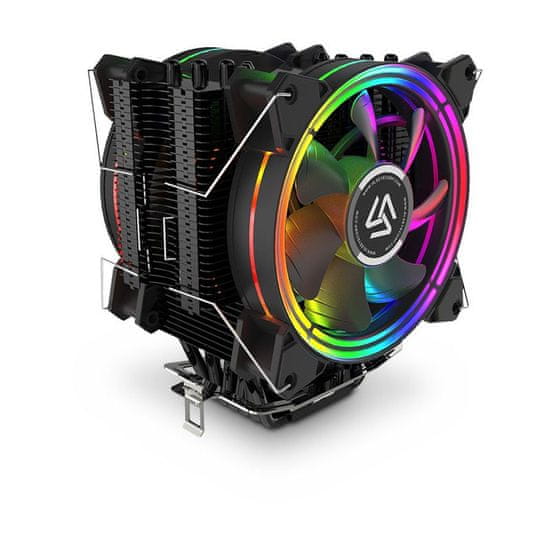 Inter-tech Alseye H120D RGB dvojni procesorski hladilnik z ventilatorjem, 120 mm