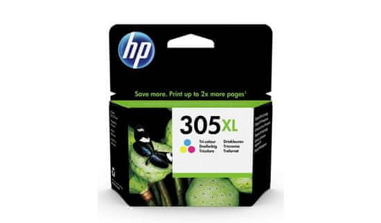 HP 305XL Tri-Color kartuša, barvna (3YM63AE)