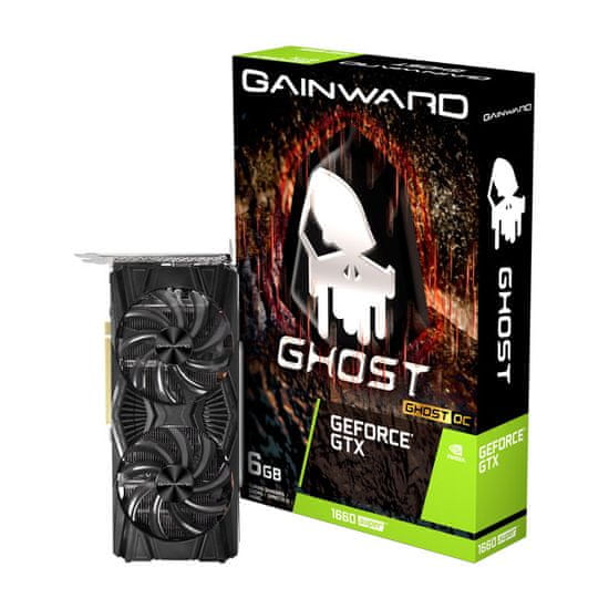 Gainward GeForce GTX 1660 SUPER Ghost OC grafična kartica, 6 GB GDDR6, DVI-D, HDMI, DisplayPort