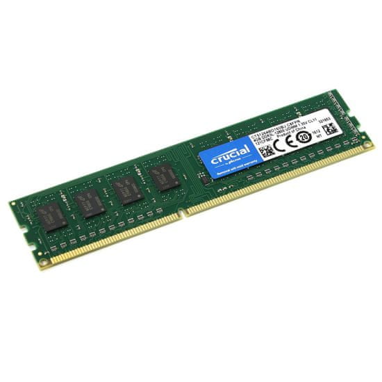 Crucial pomnilnik (RAM), 4 GB DDR3L, 1600 MHz, PC3-12800, CL11 (CT51264BD160BJ)