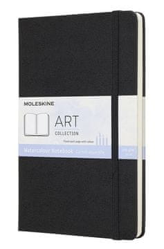 Moleskine Watercolour zvezek, velik, črn