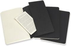 Moleskine Cahier Journals beležnica, velika, s pikami, črna, 3 kosi