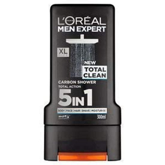 Loreal Paris Men Expert Total Clean gel za prhanje, 300 ml