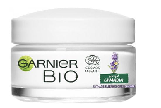 Garnier Bio Lavender Anti-Age nočna krema, 50 ml
