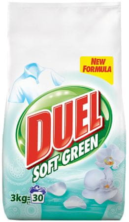 Duel pralni prašek Soft Green, 3 kg