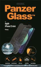 PanzerGlass Privacy zaščitno steklo za iPhone 12 Mini, črno