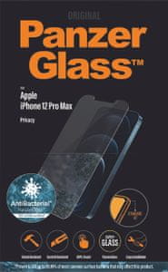  PanzerGlass Privacy zaščitno steklo iPhone 12 Pro Max, kaljeno, prozorno