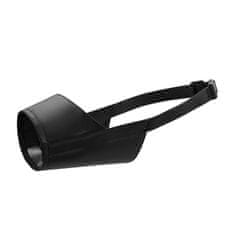 Dogextreme Najlonski nagobčnik za pse, preprost 34 cm Črna