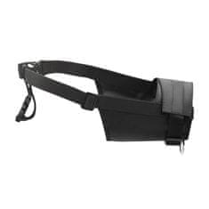Dogextreme Najlonski nastavljiv nagobčnik za psa z vodilom D ring 25 - 34 cm Črna