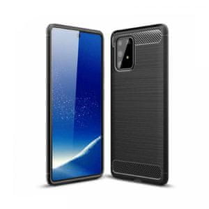  Ovitek za Samsung Galaxy S10 Lite / Galaxy A91 A915, silikonski, mat carbon črn 