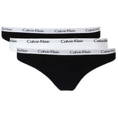 Calvin Klein 3 PAKET - ženske hlačke Bikini QD3588E -WZB (Velikost M)