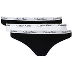 Calvin Klein 3 PAKET - ženske bikini spodnjice Bikini QD3588E (Velikost XS)
