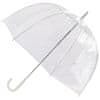 Ženski prozorni dežnik z palicami Every day Clear Dome Vinyl Umbrella Plain