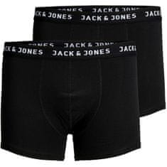 Jack&Jones 2 PACK - moški boksarji JACJON 12138235 Black (Velikost L)