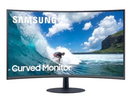 Samsung C24T550FDUXEN monitor, 59,69 cm (23,5),VA, ukrivljen 1000R, 16:9, 1920x1080, HDMI, DP, gaming - Odprta embalaža