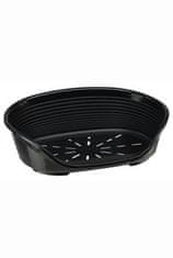 Ferplast Pasja postelja plastična SIESTA DLX 2 črna 49x36x17,5cm FP