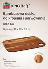 KINGHoff Bambusova deska za rezanje 30x23cm KINGHOFF KH-1142