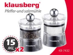 KINGHoff komplet mlinčkov za poper in sol Klausberg kb-7432