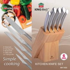 KINGHoff kuhinjski noži v bloku kinghoff kh-1455