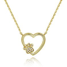 Beneto Zlata ogrlica Ljubezen za hišnega ljubljenčka AGS702 / 48-GOLD