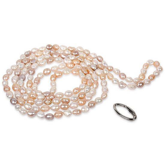 JwL Luxury Pearls Dolga ogrlica iz pravih večbarvnih biserov JL0140