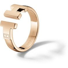 Tommy Hilfiger Luksuzni bronasti prstan iz jekla TH2700862 (Obseg 56 mm)