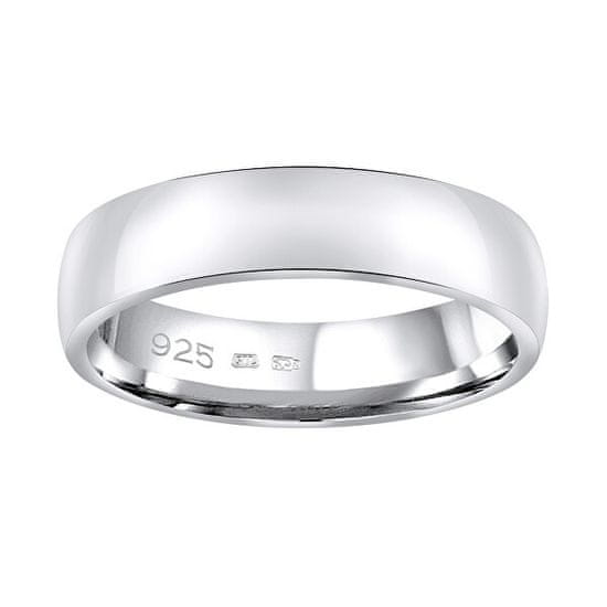 Silvego Poročni srebrni prstan Poesia za moške in ženske QRG4104M