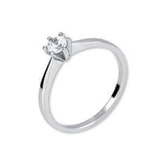 Brilio Silver Srebrni zaročni prstan 426 001 00501 04 (Obseg 60 mm)