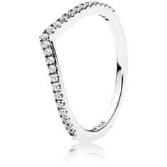 Pandora Peneči srebrni prstan 196316CZ (Obseg 52 mm)