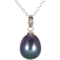 JwL Luxury Pearls Obesek iz pravega modrega bisera JL0439