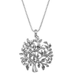Hot Diamonds Luksuzna srebrna ogrlica z drevesom življenja Jasmine DP700 (veriga, obesek)