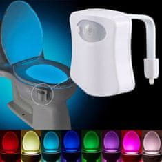 Alum online Praktična LED osvetlitev za WC s senzorjem gibanja