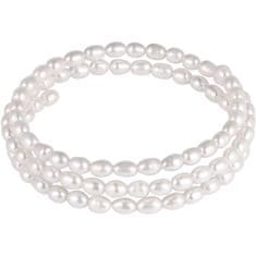 JwL Luxury Pearls Zapestnica iz pravih belih biserov JL0569