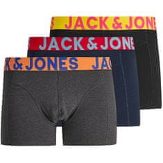 Jack&Jones 3 PAKET - moški bokserji JACCRAZY 12151349 (Velikost XL)