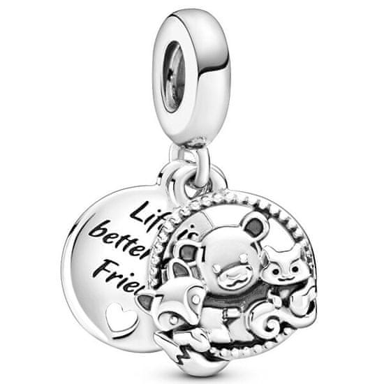 Pandora Srebrna perla Forest Friends 799078C00