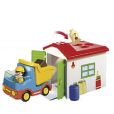 Playmobil smetarski tovornjak s smetmi (70184)