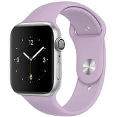 4wrist Silicone band for Apple Watch - Light Purple 38/40 mm - S/M