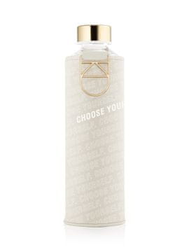 Equa steklenička za vodo, steklena, Mismatch Choose Yourself, 750 ml