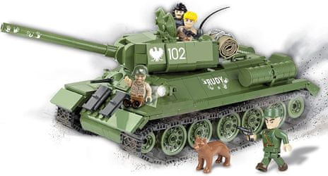 Cobi T-34/85 Rudy tank, 530 kock za sestavljanje | mimovrste=)