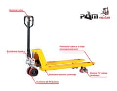 Ročni paletni viličar CBD25 PREMIUM - Nosilnost 2500 kg, dolžina vilic 800 mm