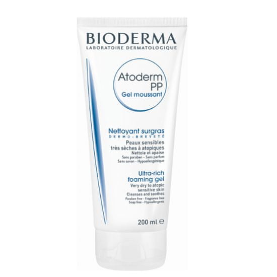 Bioderma Čistilni gel za suho kožo (Atoderm PP Ultra Rich Foaming Gel)