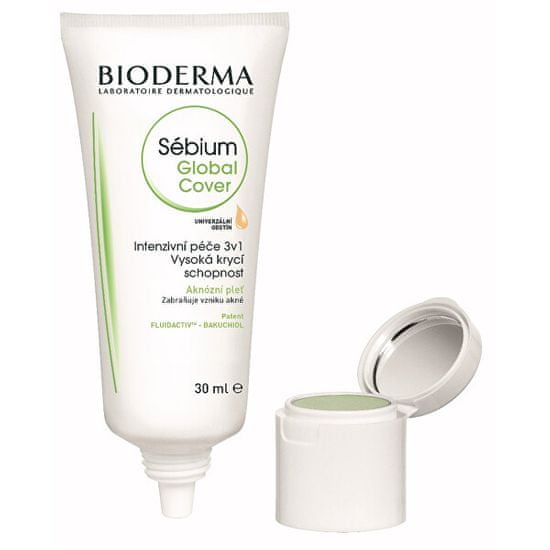 Bioderma Sébium Global Cover (Intensive purifying care Hight Coverage) Sébium 30 ml + 2 g