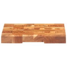 shumee Deska za rezanje 40x30x3,8 cm trden akacijev les