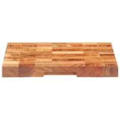 Vidaxl Deska za rezanje 50x34x3,8 cm trden akacijev les