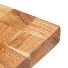 shumee Deska za rezanje 40x30x3,8 cm trden akacijev les